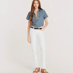 JCrew Vintage Straight Jeans White Size 29
